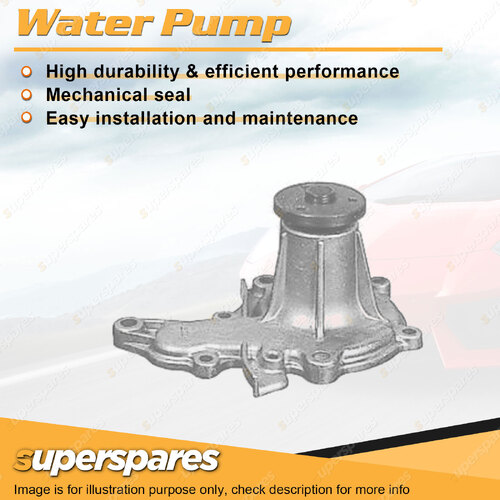 Superspares Water Pump for Toyota Tercel AL25 1.5L SOHC 8V 3A 4Cyl Petrol 83-88