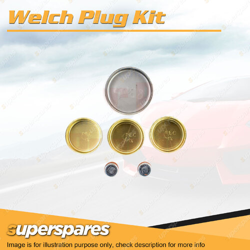 Welch Welsh Plug Kit for Chrysler Regal Valiant AP5 AP6 RV SV VC VE VF 3 Plug