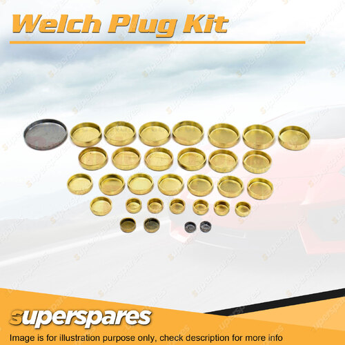 Welch Welsh Plug Kit for Nissan Patrol GU Y61 4.5L TB45E I6 12V OHV 1997-2001