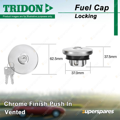 Tridon Vented Locking Fuel Cap for 37.0mm Chrysler Valiant VG VJ VH