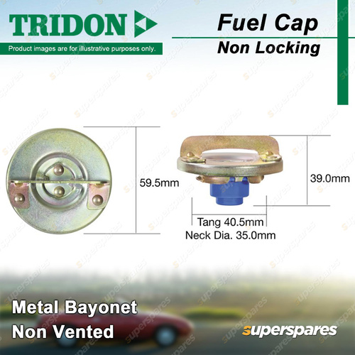 Tridon Non Locking Fuel Cap for Mitsubishi Express Pajero NA - NF Diesel