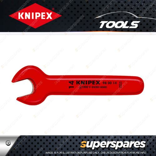 Knipex Open End Spanner - 22mm Width Across Flats 15 Degree Angled Jaw Insulated