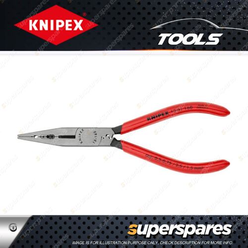 Knipex Electricians Plier - Cut Medium Hard & Hard Cable Plastic Coated Handles