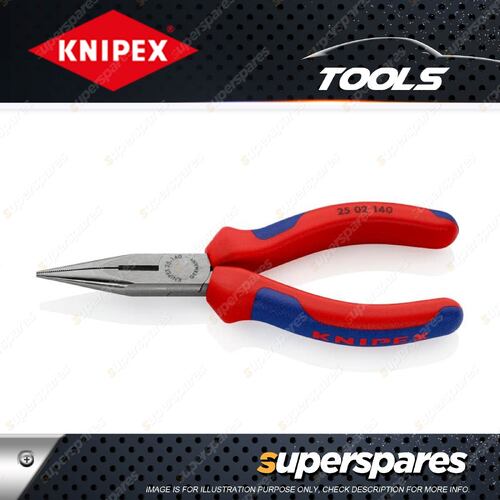 Knipex Snipe Nose Side Cutting Plier - 140mm with Multi-component Grips Handles