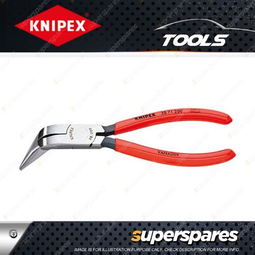 Knipex Mechanics Plier - Length 200mm with 70 Degree Angled Half Round Jaws