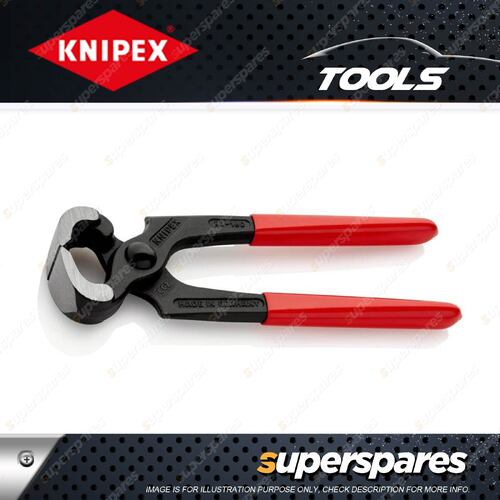 Knipex Carpenters Pincer - 180mm with Polished Head & Plastic Coated Handle