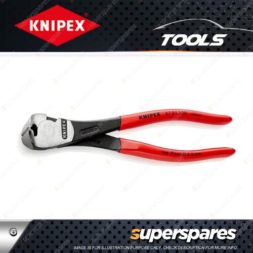 Knipex High Leverage End Cutting Nipper - Length 200mm with Polished Head