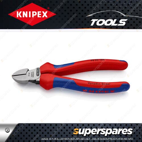 Knipex Diagonal Cutter - Length 160mm Cutting Soft & Hard Wire with Bevel