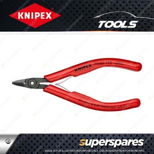 Knipex Electronics Diagonal Cutter - 125mm with Bevel & Particularly Narrow Head