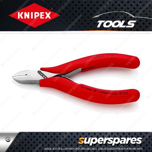 Knipex Electronics Diagonal Cutter - Length 115mm Round Head with Bevel