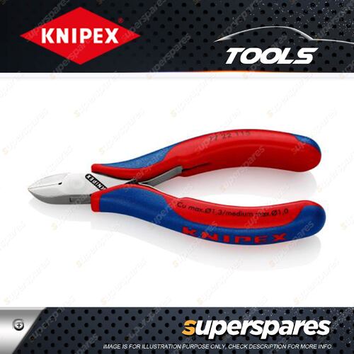 Knipex Electronics Diagonal Cutter - Length 115mm Round Head without Bevel