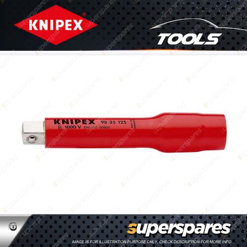 Knipex 1000V Extension Bar - 3/8 Inch Square Drive 125mm Long Use with Sockets