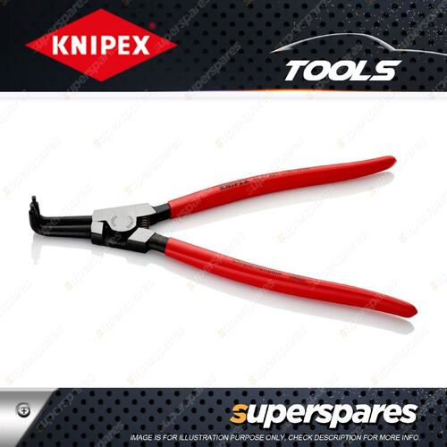 Knipex Circlip Plier 90 Degree Bent - 300mm Long for External Circlips on Shafts