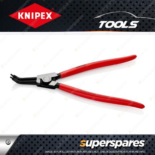 Knipex Circlip Plier 45 Degree Bent - 310mm Long for External Circlips on Shafts