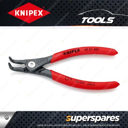 Knipex Precision External Circlip Pliers 90 Deg Bent - 130mm Tips Diameter 0.9mm