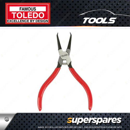 Toledo Circlip Plier - PVC Dipped Handle - Internal 90 tip 130mm 5" Length