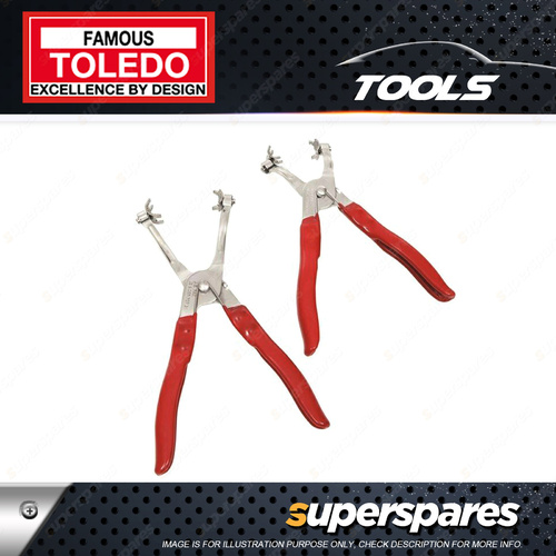 Toledo 2 Pcs of Hose Clamp Plier Constant Tension Set for hose and lead wires