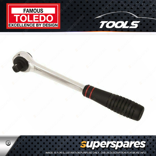 Toledo Quick Release Ratchet - 3/8" Drive with Comfort grip handle