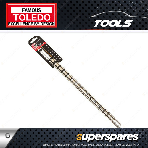 Toledo Socket Rail Square Drive 1/4 410mm 16 x Standard Deep Sockets