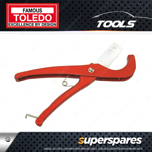 Toledo Rubber Hose and Pipe Cutter 6 - 25mm Max Jaw Opening 25mm Length 150mm