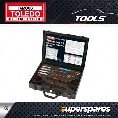 Toledo Timing Tool Kit for Audi A2 1.4L 1.6L 2001-2004 A4 1.8L-2.0L 1995-2008