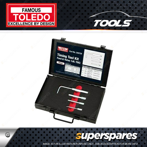 Toledo Timing Tool Kit for Volvo C30 1.6L Diesel 2009 - 2012 304729