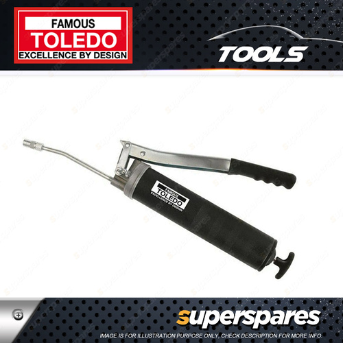 Toledo Lever Style 450g Grease Gun - Steel Extention 150mm 10000 psi