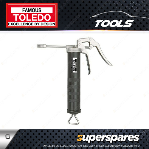 Toledo 450g Heavy Duty Pistol Style Grease Gun - Output of 0.5g/stroke