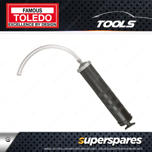 Toledo 500ml Suction Gun - with 300mm 12" Flexible Vinyl Hose & Lip seal