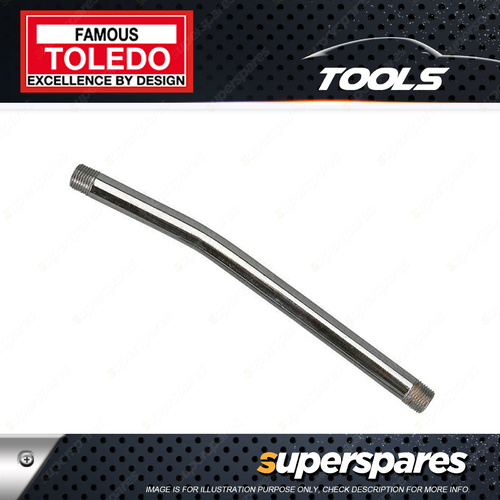 Toledo Rigid Steel Extension - Bent Type 150mm 1/8" BSPT Thread 6 000 psi