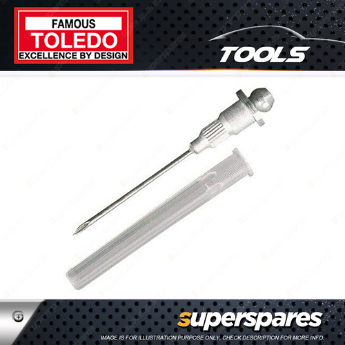 Toledo Grease injector needle w/plastic protector - 18 Gauge 38mm Needle Length