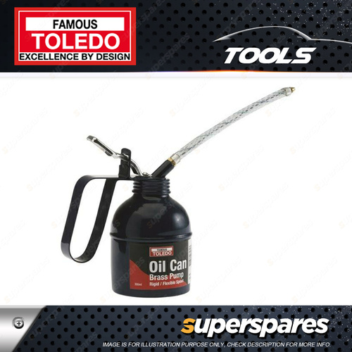 Toledo 500ml Oil Can - Lever Type Rigid & Flexible Spout Spout Length 175mm