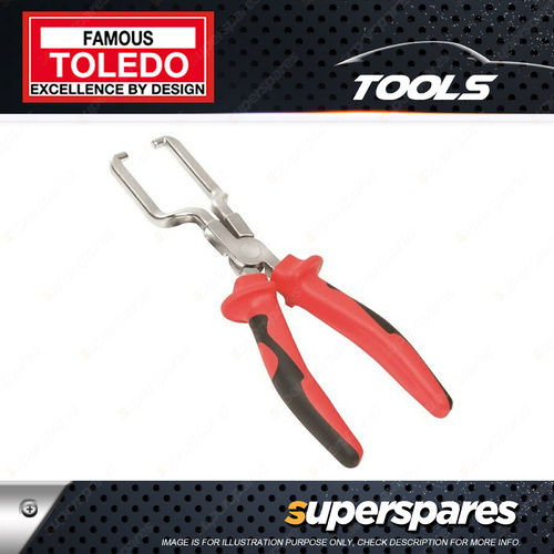 1 piece of Toledo 235mm Fuel Line Connector Plier - Jaw Width 5mm