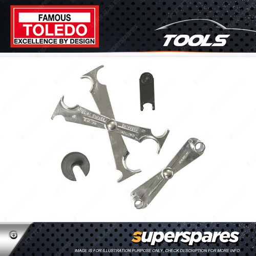 Toledo 4 pcs of A/C & Fuel Line Disconnect Tool Kit - Universal set