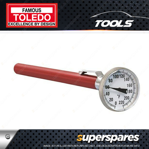 Toledo Pocket Style Analogue Thermometer - Fahrenheit Length 140mm