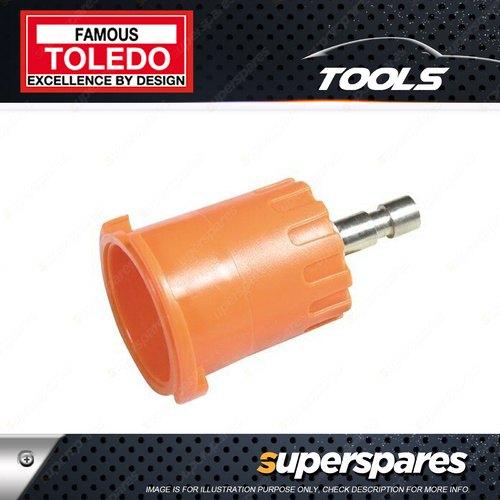 Toledo Radiator Cap Pressure Tester Adaptor - Orange Bayonet small