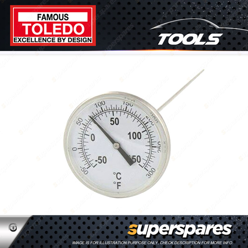 Toledo Cooling System Tester Thermometer with Dual Scale 52mm Diameter Face