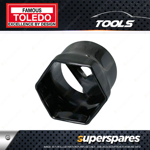 Toledo Wheel Bearing Lock Nut Socket - Hexagon 6 point 2 3/8" Square Drive