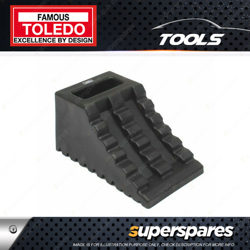 Toledo Polypropylene Parking Stopper / Wheel Chock - Size of 240 x 135 x 120mm