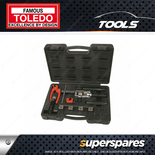 Toledo Mechanical & Hydraulic Flaring Tool Kit Suit SAE Double flare & DIN flare