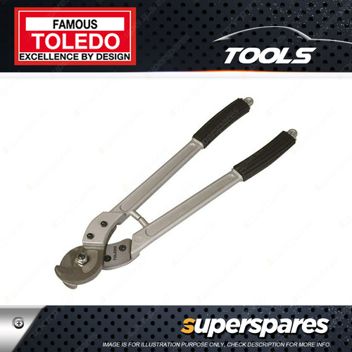 Toledo Heavy Duty Wire Rope Cutter with curved blade design - 300mm 12" Length