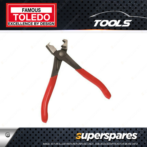 Toledo Clic Type Hose Clamp Plier - Chrome alloy steel with PVC dipped handle