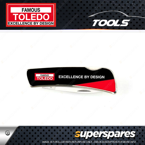 Toledo Pocket Knife - Single Blade Lock Back Feature 60 x 2.0mm 60g