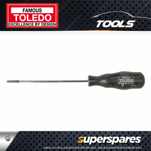 Toledo Tamperproof Torx Screwdriver T15 x 125mm with Dimpled handle