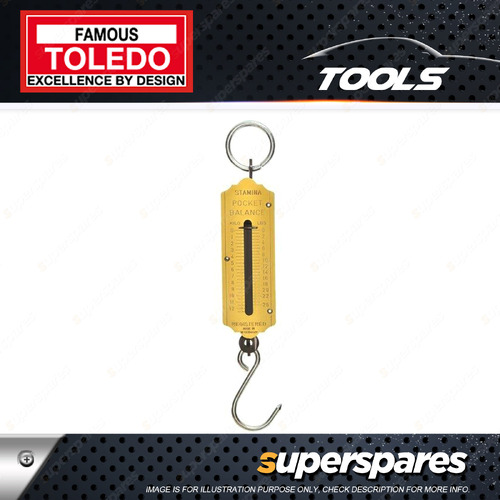 Toledo Pocket Balances Spring Scale - 23kg Dual Scale Kg LB in 500 grams