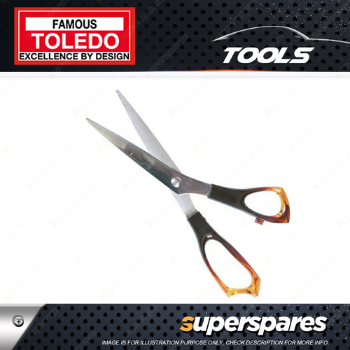 Toledo Dressmakers Scissors with Stainless Steel Left Handed Acrylic Handle