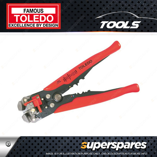 Toledo Heavy Duty Crimper Cutter Stripper Up to 10 AWG Wire Length 205mm