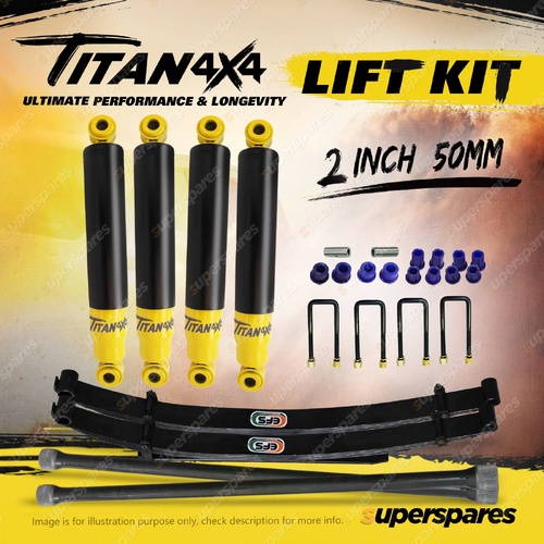 2" Lift Kit Titan 4X4 RAW Torsion Bar EFS Leaf for Ford Courier PC PD PE PG PH