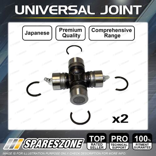 2 x Rear JP Universal Joint for Toyota Hilux YN61 YN65 YN67 VZN130 KZN130 KZN185