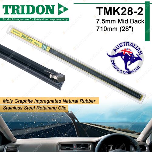 2x Tridon Plastic Back Wiper Refill 28" for Citroen Dispatch G9C 2.0L 2008-2011